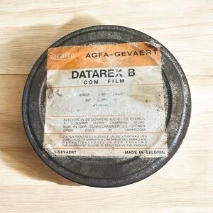 Antique Gevart AGFA-GEVAERT Datarex B Com Film Tin - Empty